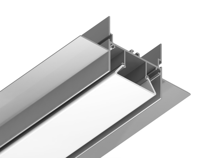 Алюминиевый профиль для натяжного потолка 72.2*34 для светодиодной ленты до 13.2мм Ambrella light GP4000AL
