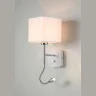 Бра Crystal Lux PACO AP2 CHROME/WHITE