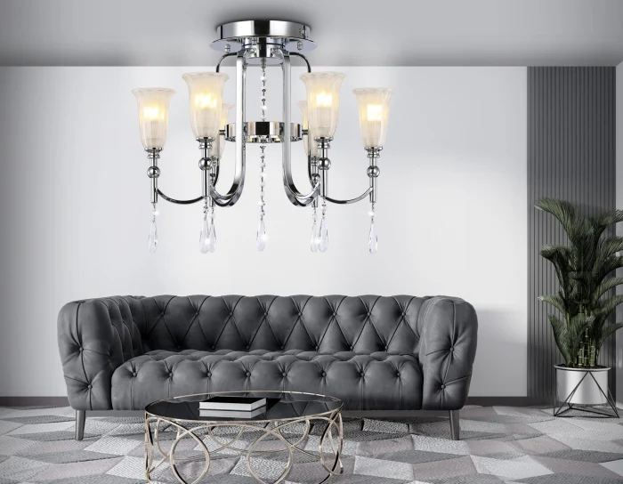 Потолочная люстра с хрусталем Ambrella light TR3243