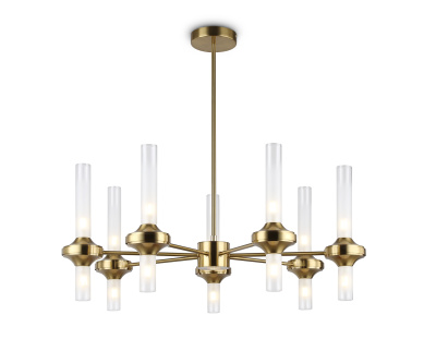 Люстра со стеклянными плафонами на штанге Ambrella light LH55360