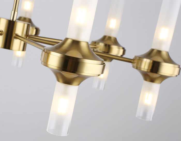 Люстра со стеклянными плафонами на штанге Ambrella light LH55360