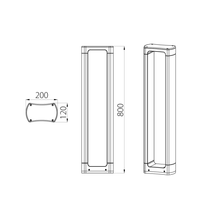 Фонарный столб Natural Concepts Dwell NC-003121-80-DG