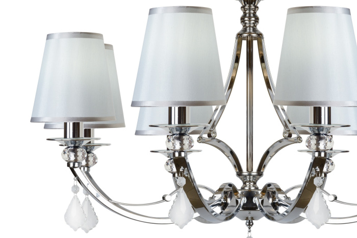 Подвесная люстра iLamp Amadea RM5220/8 Хром