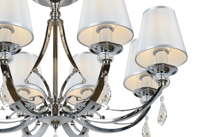 Подвесная люстра iLamp Amadea RM5220/8 Хром