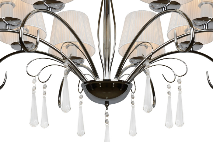 Подвесная люстра iLamp Perfection RM7006/8 Хром