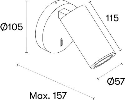 Настенный светильник Leds C4 SIMPLY