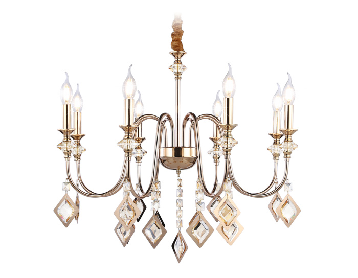 Подвесная люстра с хрусталем Ambrella light TR4957