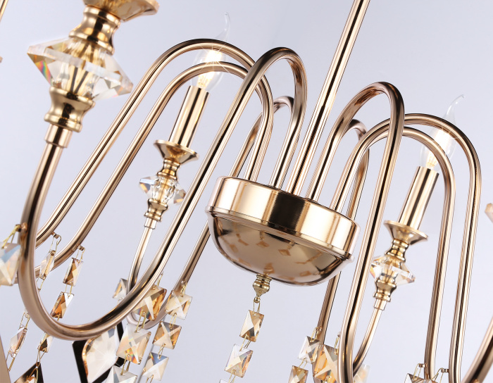 Подвесная люстра с хрусталем Ambrella light TR4957