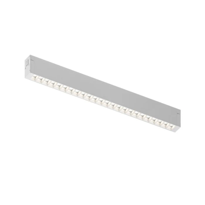 Трековый однофазный светильник Denkirs Simple Grill DK8102-WH