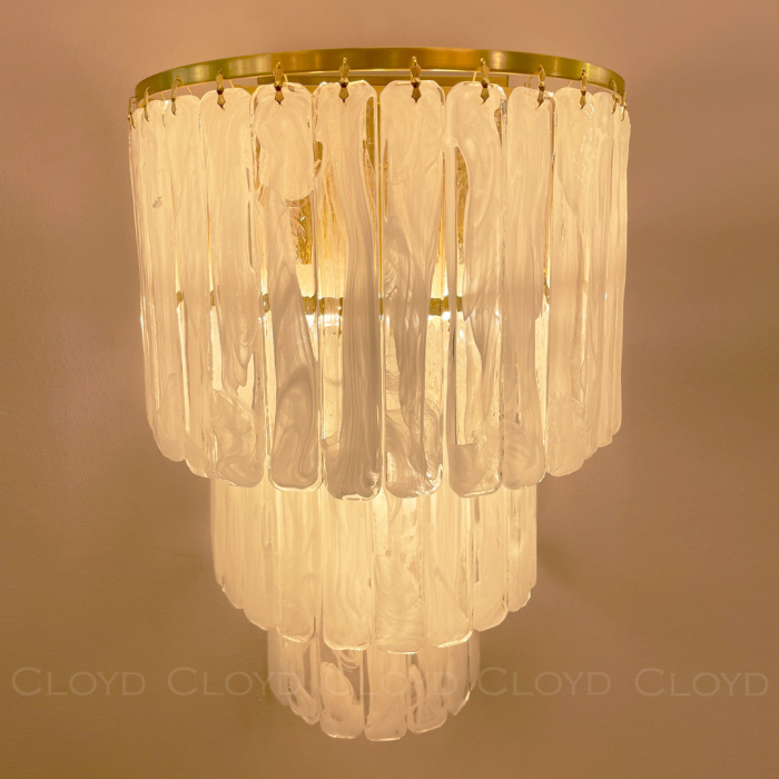 Бра Cloyd NANSEN W3 / выс. 42 см - латунь (арт.20221)