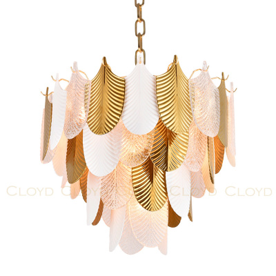 Люстра Cloyd BONGA-B C25 / Ø62 см - золото (арт.10952)