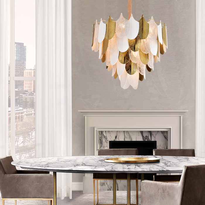 Люстра Cloyd BONGA-B C25 / Ø62 см - золото (арт.10952)