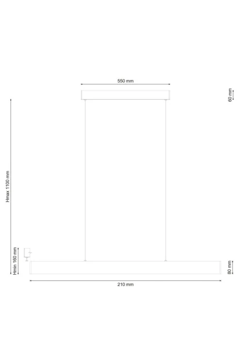 Линейный светильник Lucia Tucci AERO 206.30 bianco LED