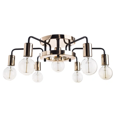 Потолочная люстра Arte Lamp Gelo A6001PL-7BK