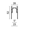 Шинопровод накладной/подвесной Maytoni Busbar trunkings Exility TRX034-411W