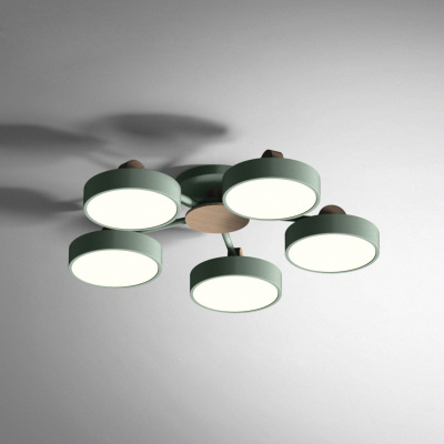 Потолочная люстра MOVE 5 Green ImperiumLoft