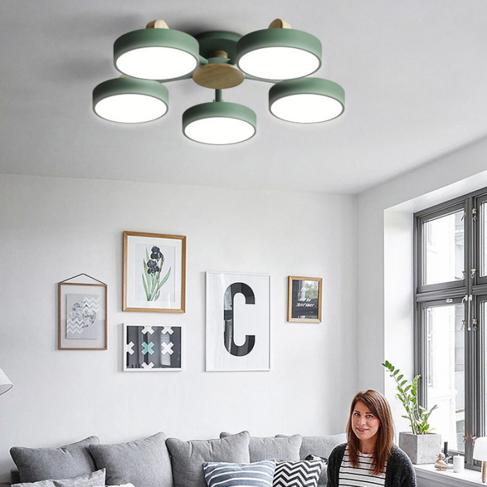 Потолочная люстра MOVE 5 Green ImperiumLoft