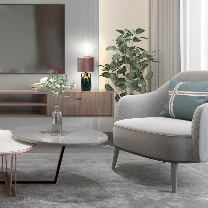 Настольная лампа ATHENA ESCADA 10201/L Black