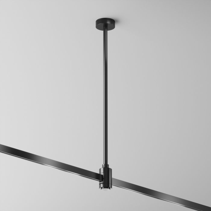 Крепление потолочное Medium 360мм с вводом питания Flarity черный Maytoni TRA158C-BL1-B