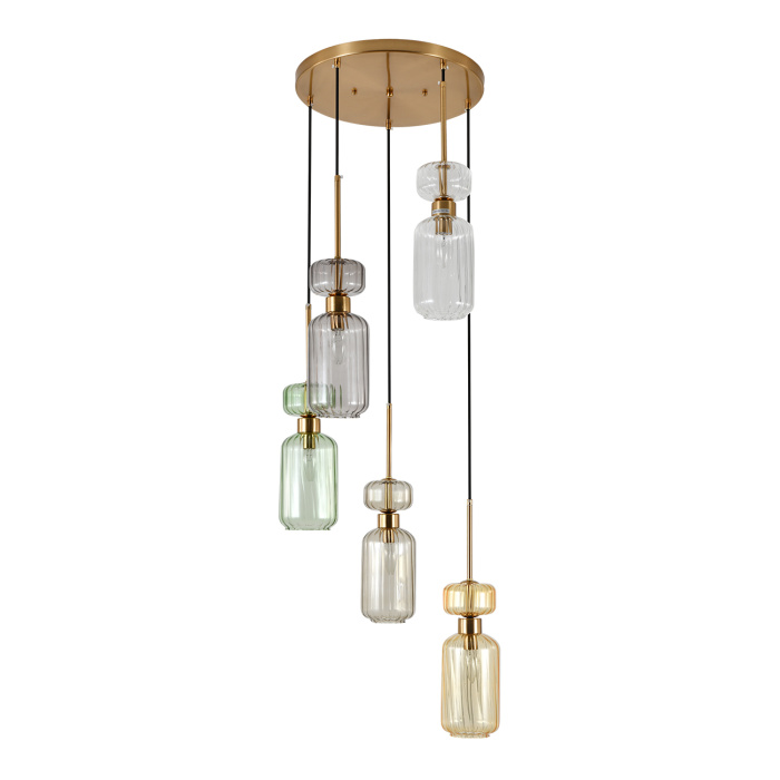 Подвесной светильник GLOSS ESCADA 1141/5S CL/BG/GN/SM/AM
