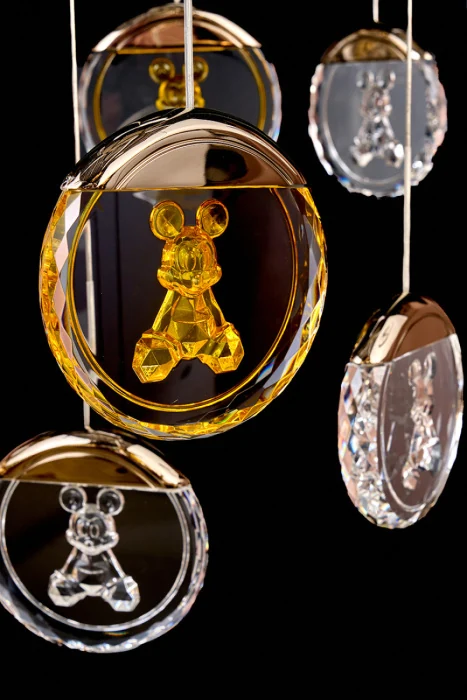 Подвесная люстра Leon Mickey LE7714/16 Black Chrome