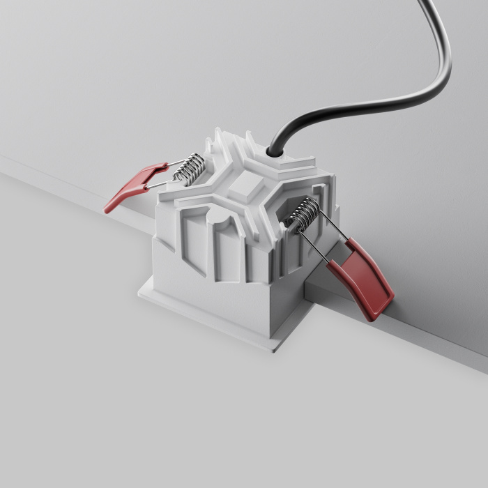 Встраиваемый светильник Maytoni Alfa LED DL043-01-10W4K-SQ-W-1