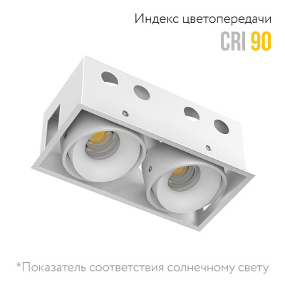 Встраиваемый поворотный светильник Ledron NORDEL 2 White (Triac)