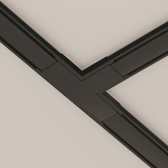 Коннектор питания T-образный Radity черный Maytoni TRA084CT-11B