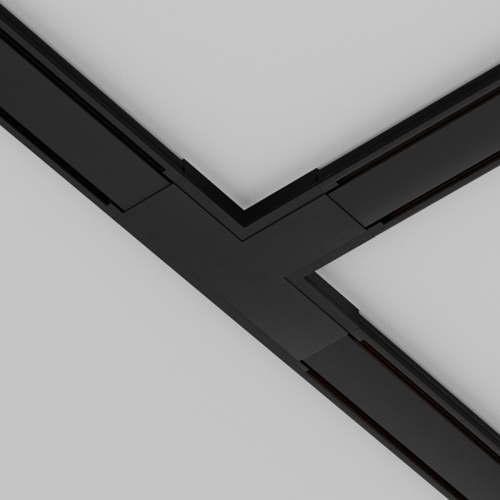 Коннектор питания T-образный Radity черный Maytoni TRA084CT-11B