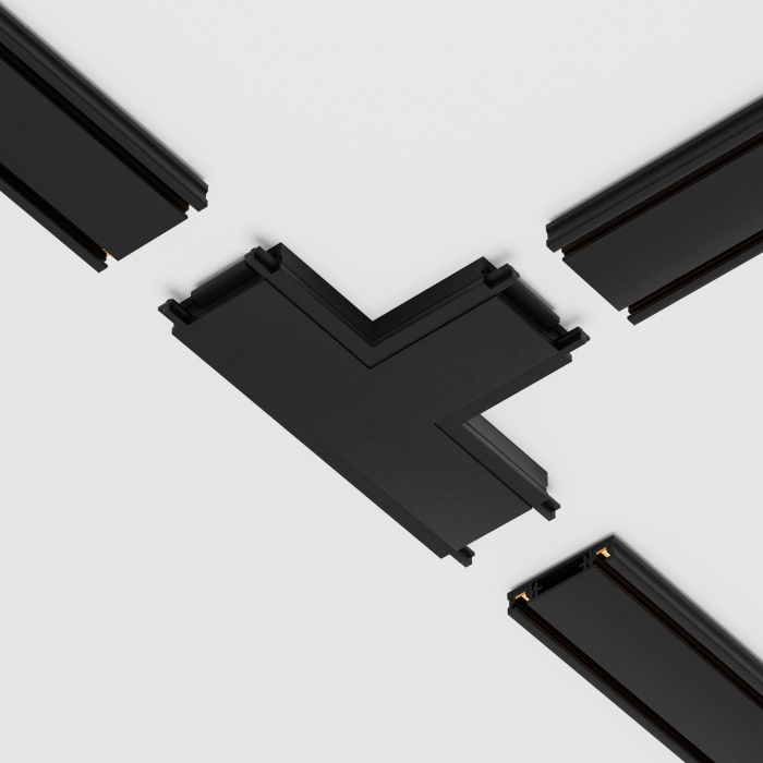 Коннектор питания T-образный Radity черный Maytoni TRA084CT-11B