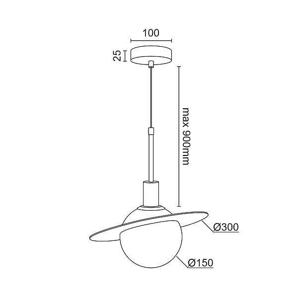 Подвесной светильник Ledron 10108P/S