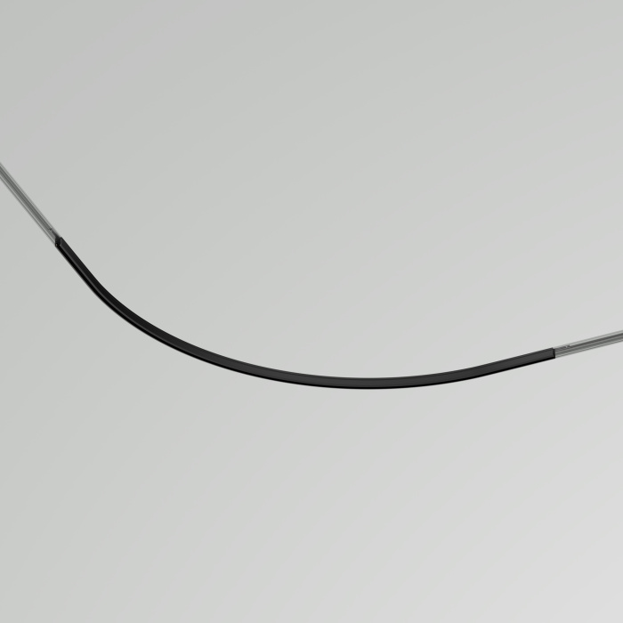 Коннектор радиусный D900 накладной Levity черный Maytoni TRA184-R900-11B