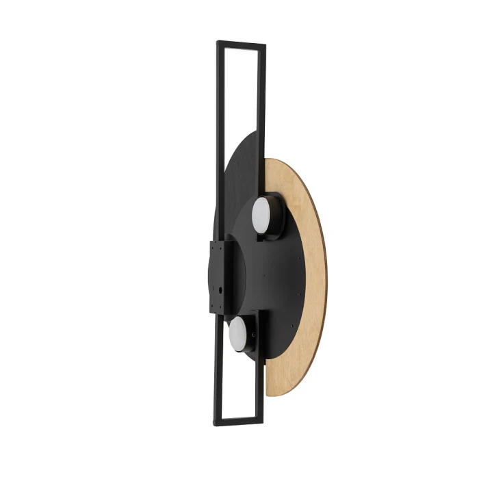 Настенный светильник Nowodvorski Sunset B Natural Wood/Black 10577