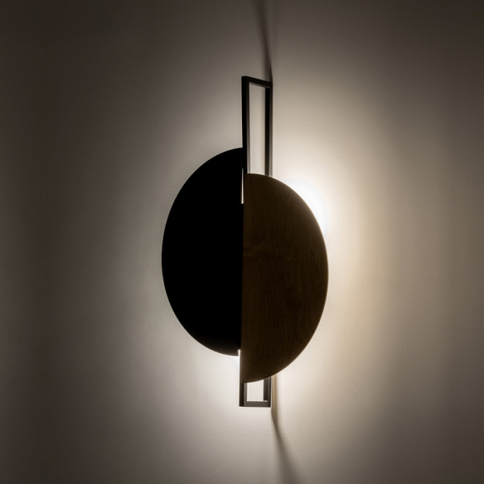 Настенный светильник Nowodvorski Sunset B Natural Wood/Black 10577