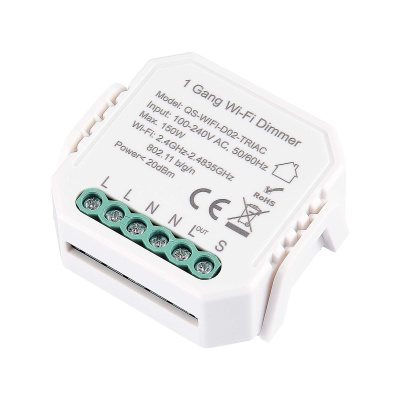 WI-FI реле 1 канал,250W, IP20, L46xW46xH18, 230V, Белый ST9000.500.01C