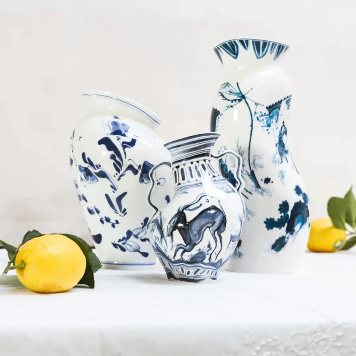 Ваза Seletti Floral Delft 11292