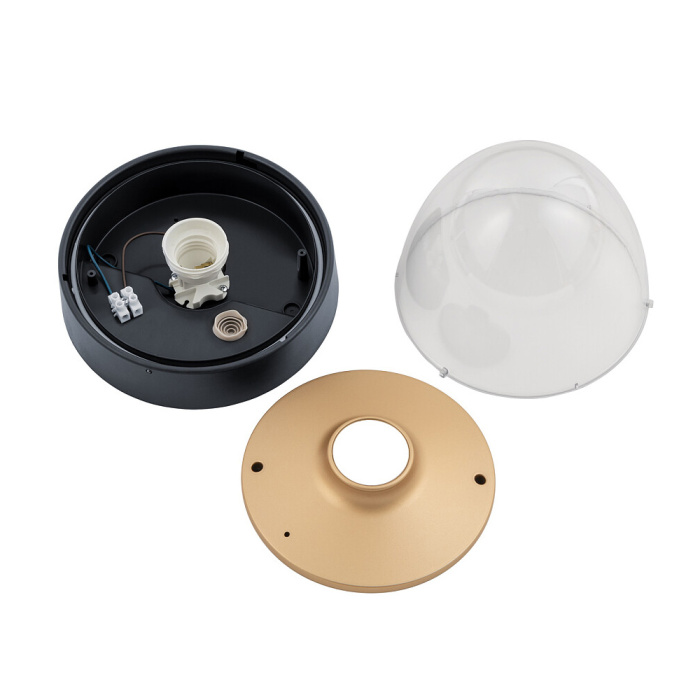 Настенно-потолочный Nowodvorski Nook Gold/Black 7976