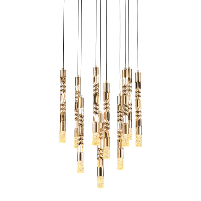 Подвесная люстра Delight Collection OM2365 OM2365-F10 gold