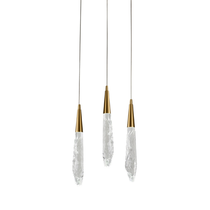 Подвесной светильник Delight Collection OD2438 OD2438-3 gold/clear