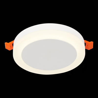 Светильник встраиваемый Белый LED 1*6W 4000K 468Lm Ra&gt;80 120° IP20 D110xH20 170-240V ST104.542.06