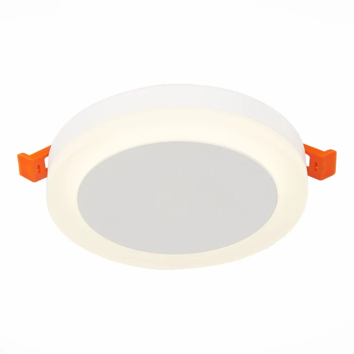 Светильник встраиваемый Белый LED 1*6W 4000K 468Lm Ra>80 120° IP20 D110xH20 170-240V ST104.542.06