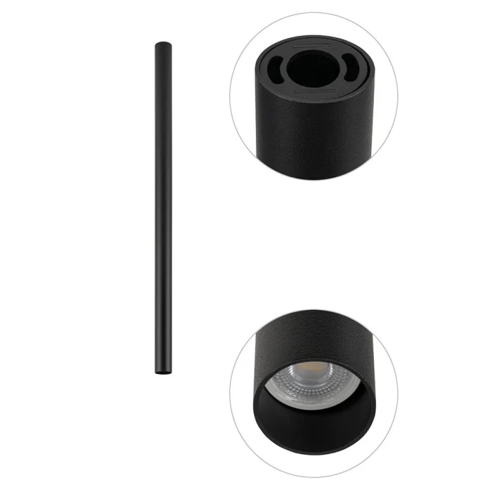 Потолочный cветильник Nowodvorski Fourty M Black 10821