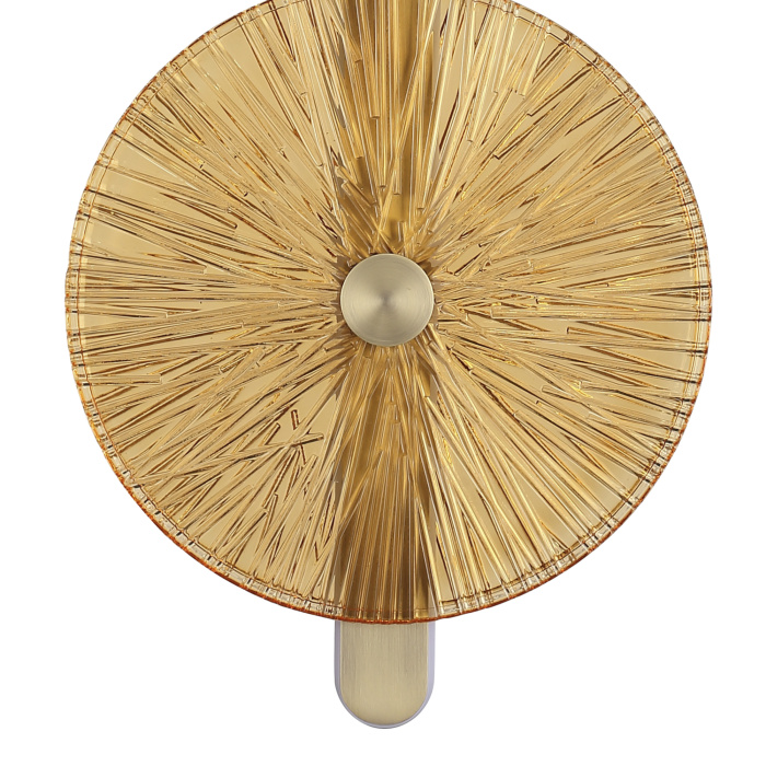 Светильник подвесной ST-Luce бронза/янтарь LED 1*11W 4000K SL6141.313.01