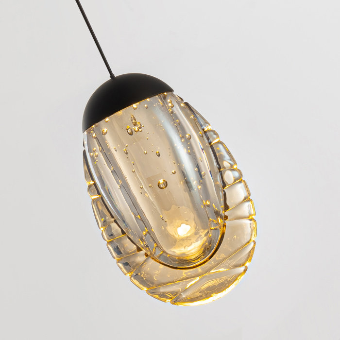 Подвесной светильник Delight Collection MD25090022 MD25090022-1A matt black/champagne