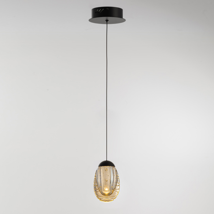 Подвесной светильник Delight Collection MD25090022 MD25090022-1A matt black/champagne