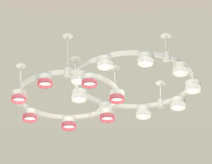 Комплект подвесного светильника Techno Ring с композитным хрусталем Ambrella light XR92211210