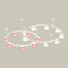 Комплект подвесного светильника Techno Ring с композитным хрусталем Ambrella light XR92211210