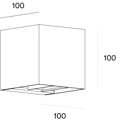 Настенный светильник Leds C4 KUB