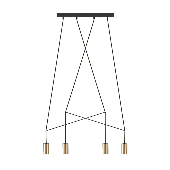 Подвесная люстра Nowodvorski Imbria Brass/Black 7957