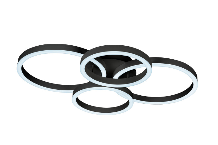 Потолочная люстра iLedex Ring New 6815-300/400-X-T BK